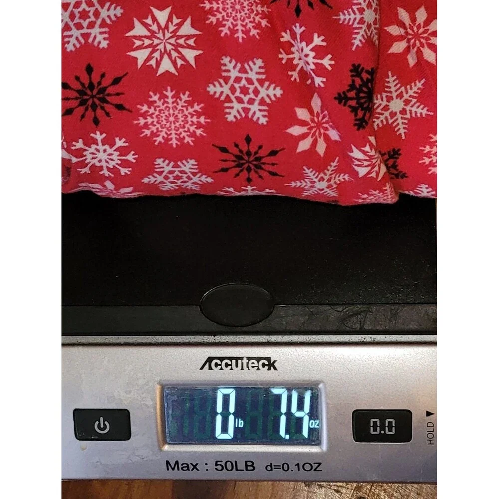 Victoria’s Secret Size Large Red Snowflake Drawstring Pajama Pants